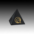 Black Genuine Marble Pyramid Award (3")
